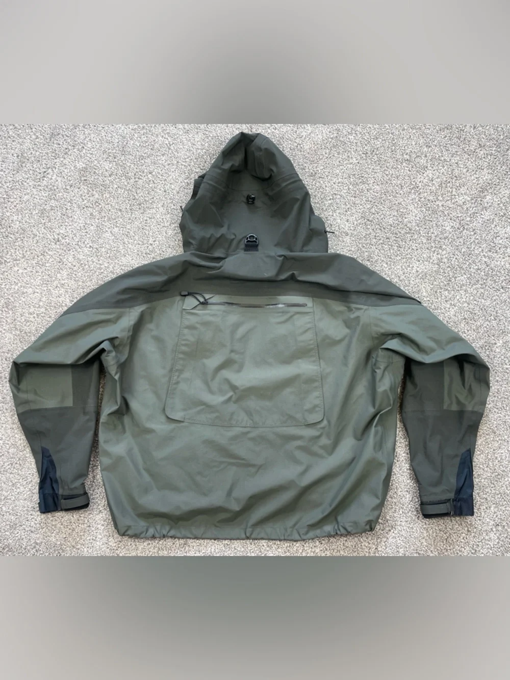 Simms G3 Fishing Wading Gore Tex XCR men’s jacket, size XL, waterproof with hood